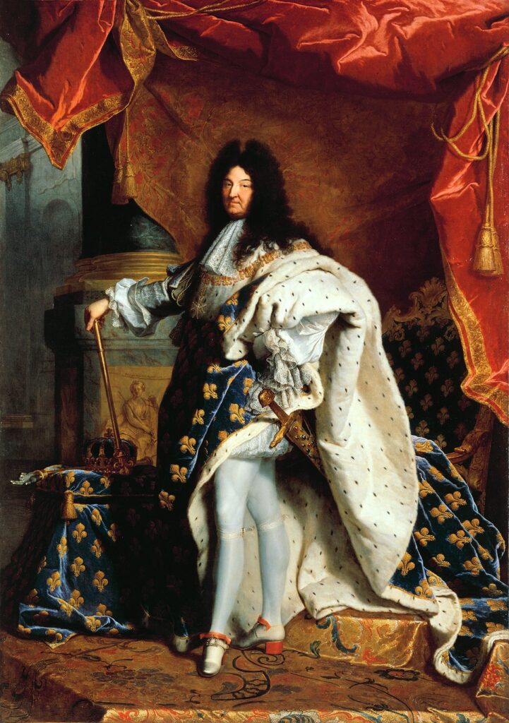 Louis XIV, surnommé le « roi soleil ».